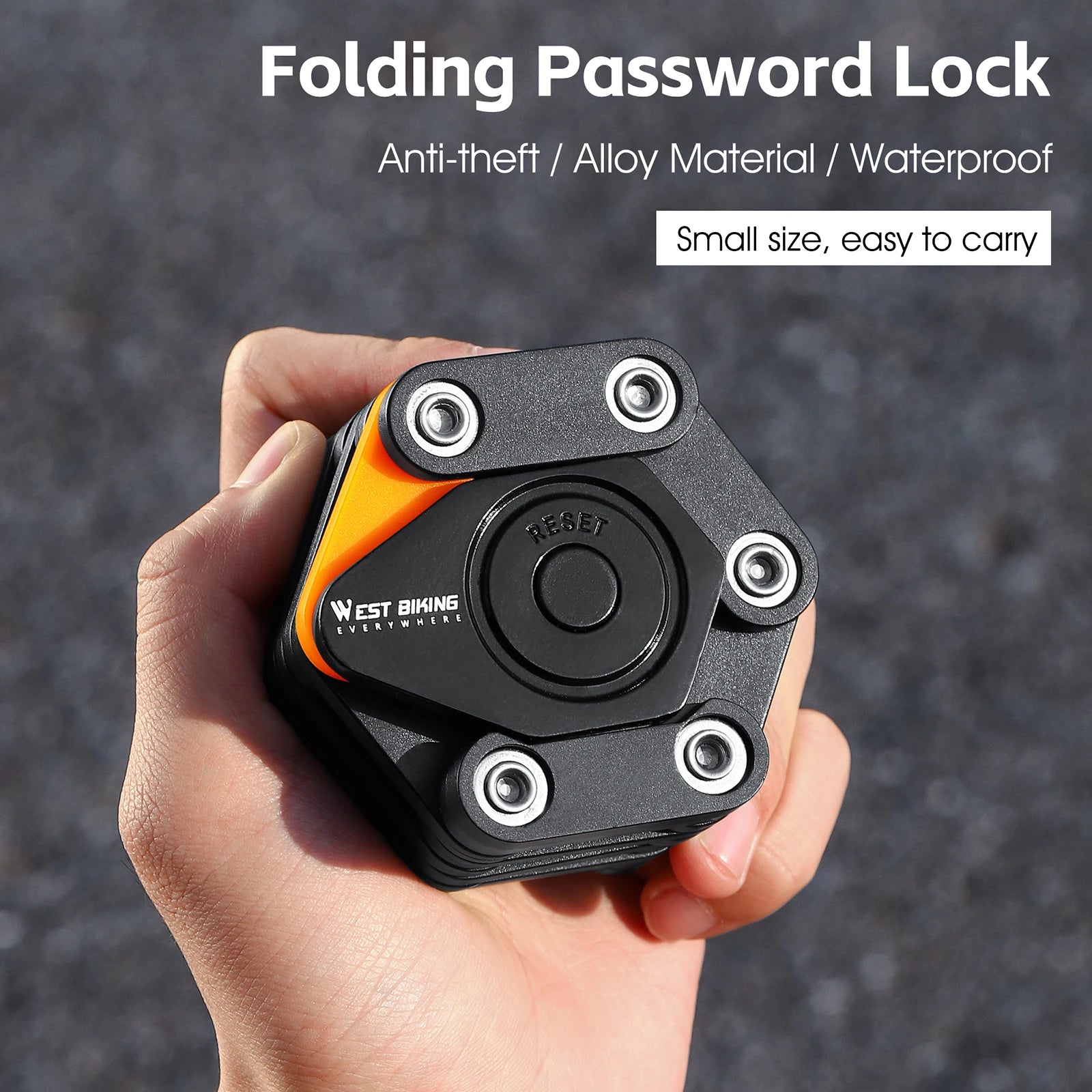 Bike Foldable Lock AntiTheft Electric Bike ChainLock Bicycle Lock Bicycle Motorcycle Safety Lock Bicycle Accessories