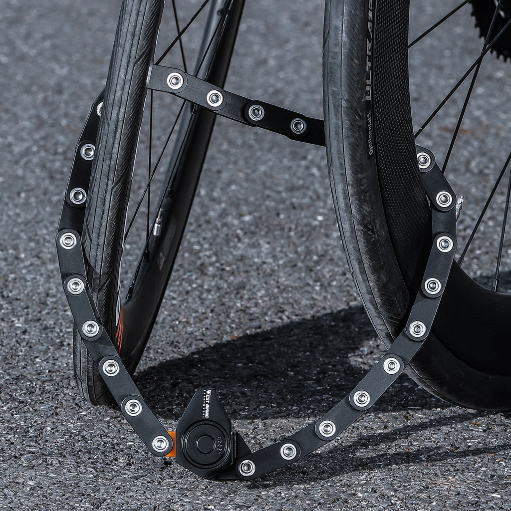 Bike Foldable Lock AntiTheft Electric Bike ChainLock Bicycle Lock Bicycle Motorcycle Safety Lock Bicycle Accessories