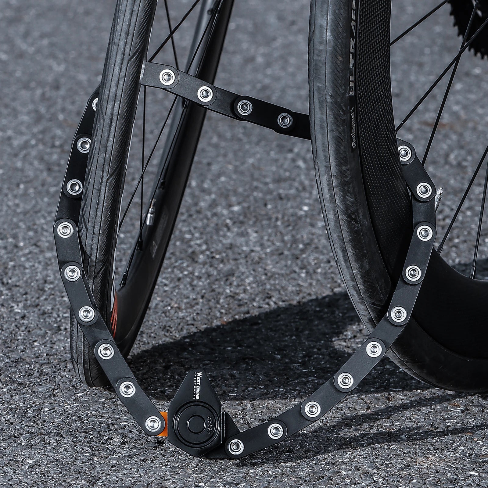 Bike Foldable Lock AntiTheft Electric Bike ChainLock Bicycle Lock Bicycle Motorcycle Safety Lock Bicycle Accessories